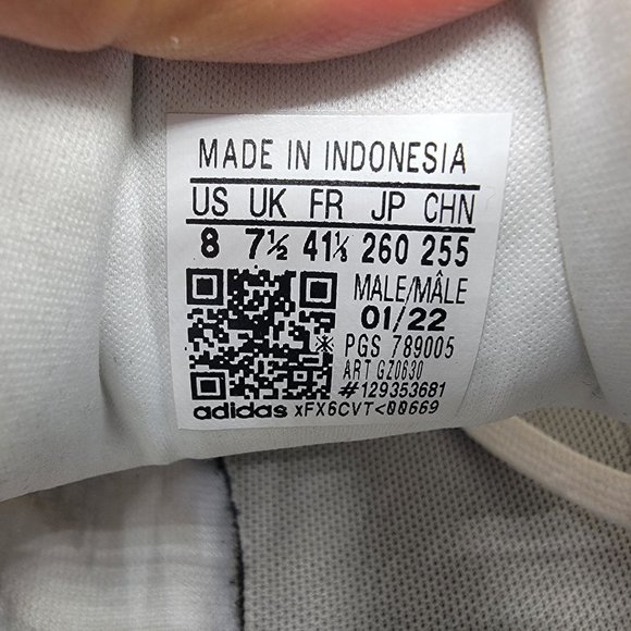 Adidas Questar Mens 8 White Gray Running Training Shoes Athletic Casual GZ0630 main image 5